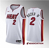 Men's Miami Heat #2 Terry Rozier III White Association Edition Stitched Basketball Jersey Dzhi,baseball caps,new era cap wholesale,wholesale hats